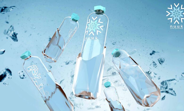 Así es NUUK, botella de rPET inspirada en Groenlandia