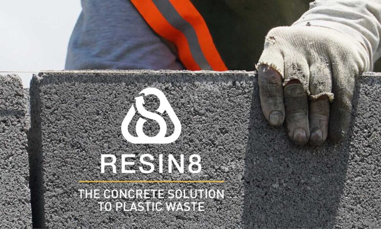 RESIN8: así utilizan plásticos reciclados para fabricar hormigón