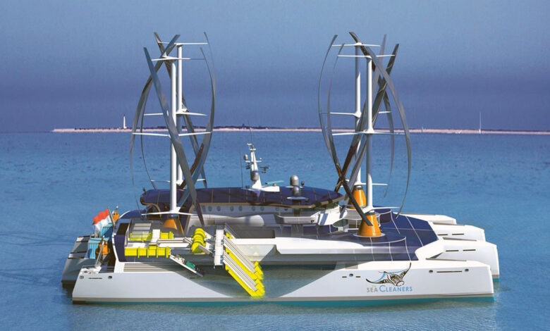 “El Manta”: un catamarán que recogerá y procesará plásticos marinos