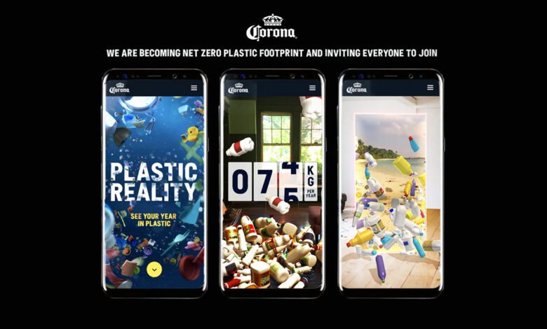 Corona es la primera marca global de bebidas en lograr una huella de plástico neta cero en el mundo