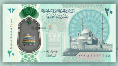Egipto usará billetes plásticos a partir de noviembre