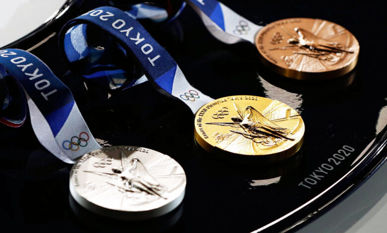 Olimpiadas recicladas: así son las medallas de Tokio 2020