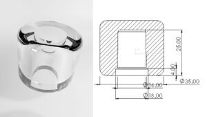 Fig. 2 Estructura Cadenas en Resina Ionomérica SURLYN™