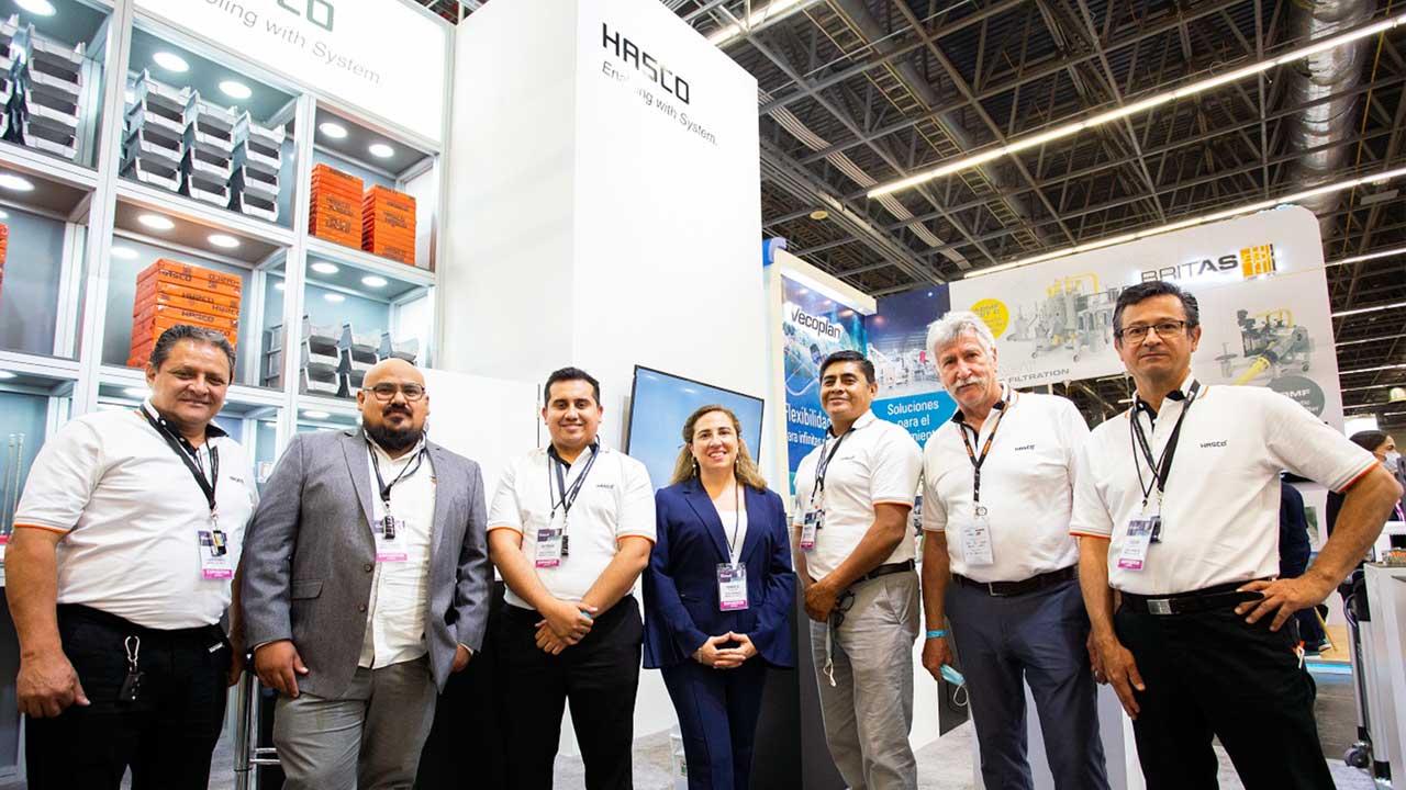Hasco celebra 20 años de innovación tecnológica en Expo Plásticos