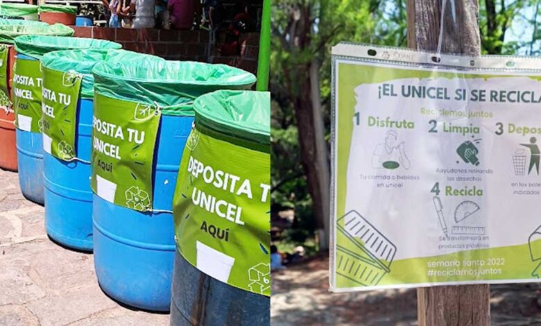 Inicia campaña de Acopio de Unicel en el Manantial de la Media Luna