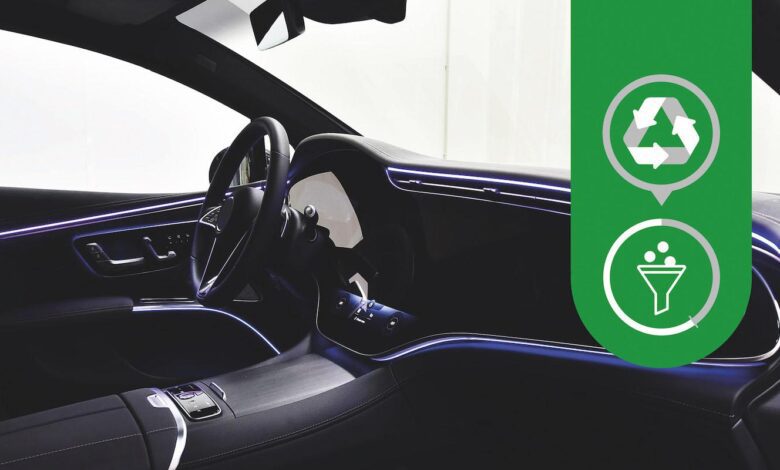 Grados de TPE reciclados posindustriales aprobados para interiores de automóviles