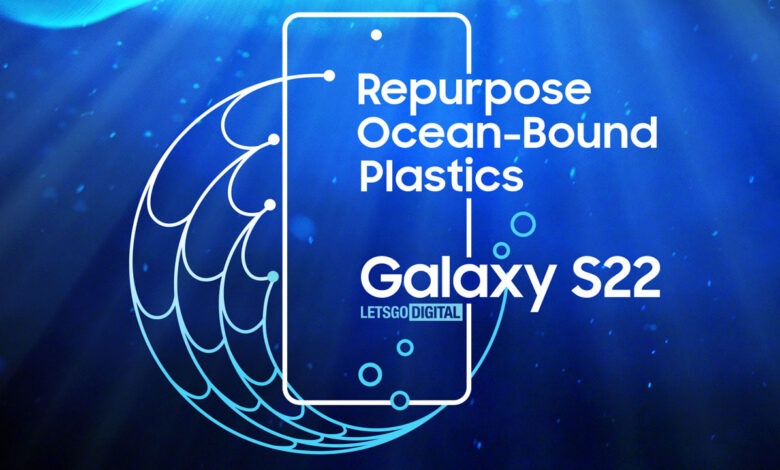 Plástico reciclado en la línea S22 de Samsung reduce la huella de carbono