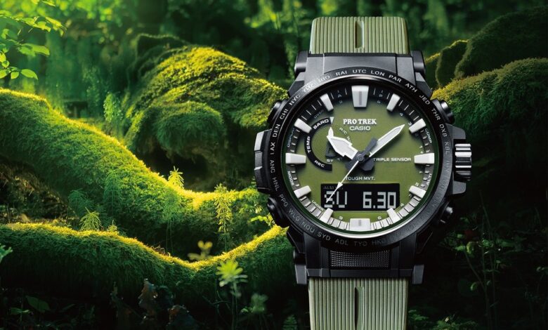 Casio lanza nuevos relojes con plásticos de biomasa